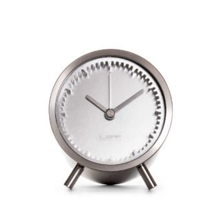 Leff Amsterdam & Piet Hein Eek's Tube Clock, Stainless Steel-26709