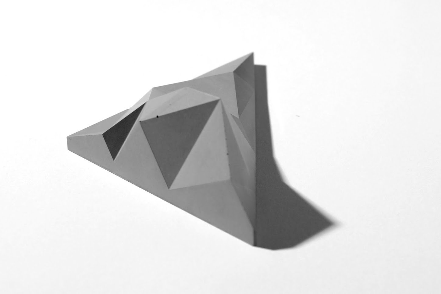 Concrete Tangram Puzzle and City Sculpture-25872