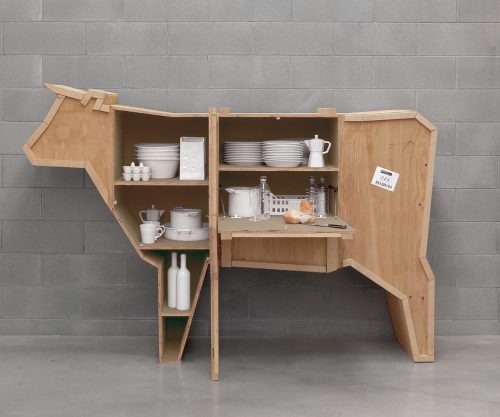 Sending Animals Wooden Furniture, Cow-27840