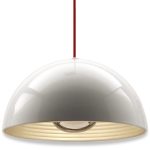 Dome Pendant, White-28116
