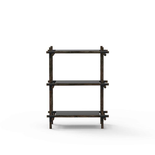 Stick Modular Shelving System by Menu, Black/Dark Ash-28541