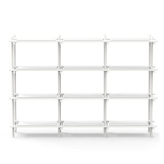 Stick Modular Shelving System by Menu, Grey/Light Ash-28520