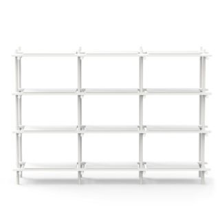 Stick Modular Shelving System by Menu, White/White-28554