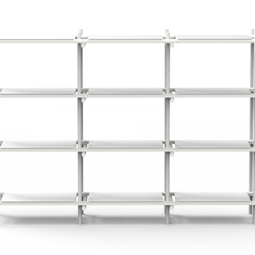 Stick Modular Shelving System by Menu, White/White-0