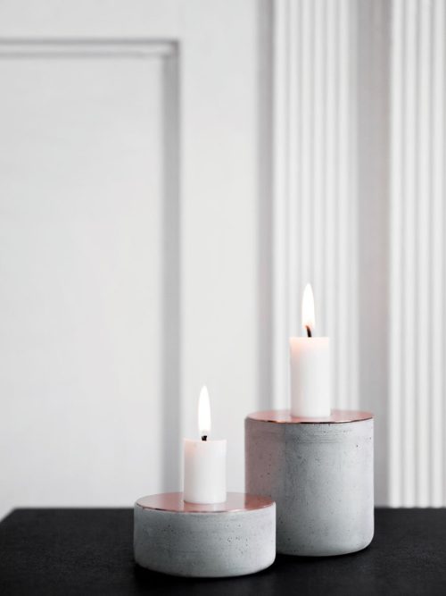 Chunk of Concrete Candleholder -28775