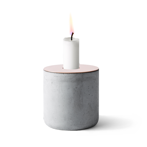 Chunk of Concrete Candleholder -0