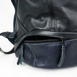 Leather Bomber Backpack -28850