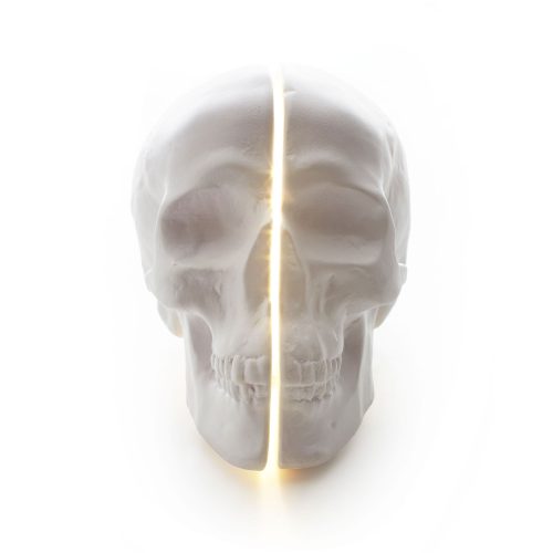 Yorick Skull Lamp, White-34720