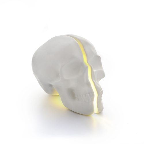 Yorick Skull Lamp, White-34717