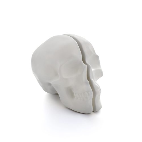 Yorick Skull Lamp, White-34718