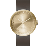 Leff Amsterdam Tube Watch D42, Brass-0