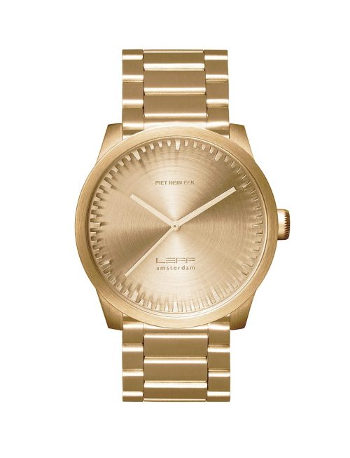 Leff Amsterdam Tube Watch S42, Brass-29326