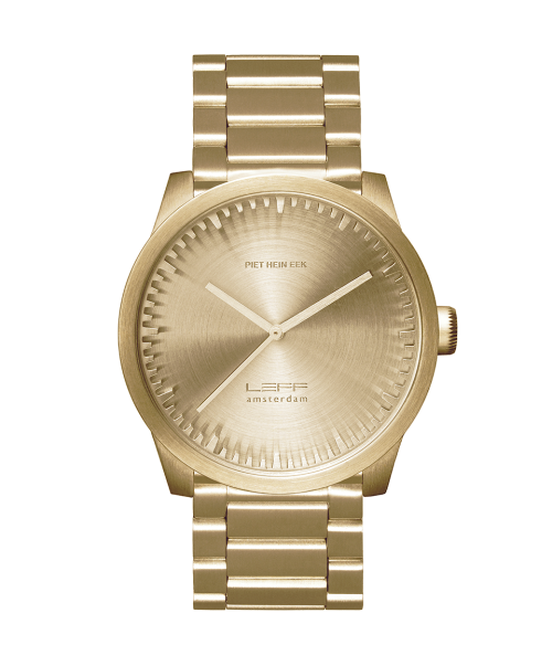 Leff Amsterdam Tube Watch S42, Brass-0