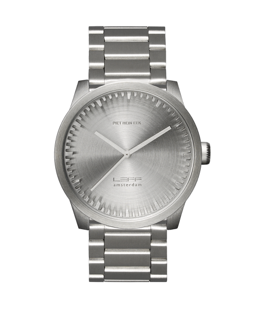 Leff Amsterdam Tube Watch S42, Stainless Steel-0