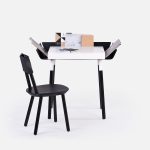My Writing Desk, Single Drawer, Black-29721
