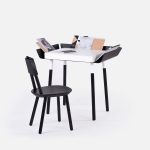 My Writing Desk, Single Drawer, Black-29725