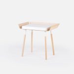 My Writing Desk, Single Drawer, White-29706