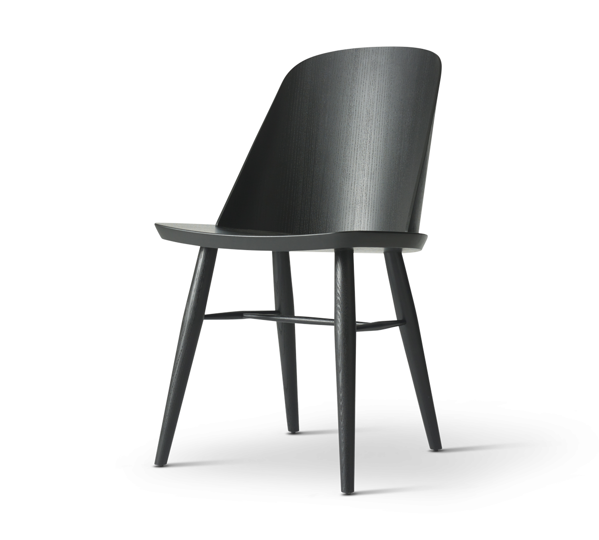 Synnes Dining Chair, Black Oak-0