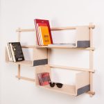 Foldin, Wall Mounted Modular Bookcase-29888