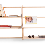 Foldin, Wall Mounted Modular Bookcase-0
