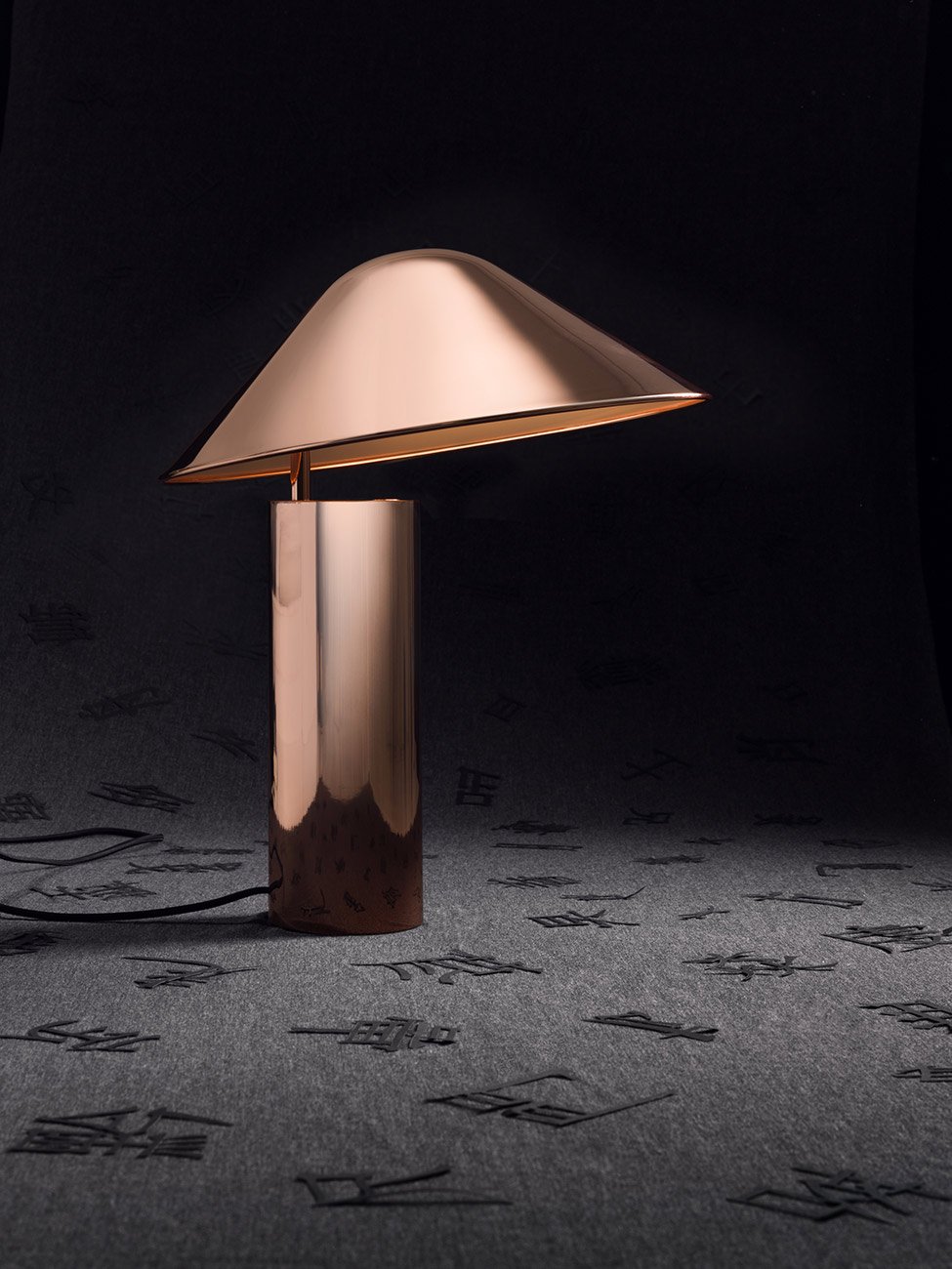 Damo Table Lamp, Copper-30070