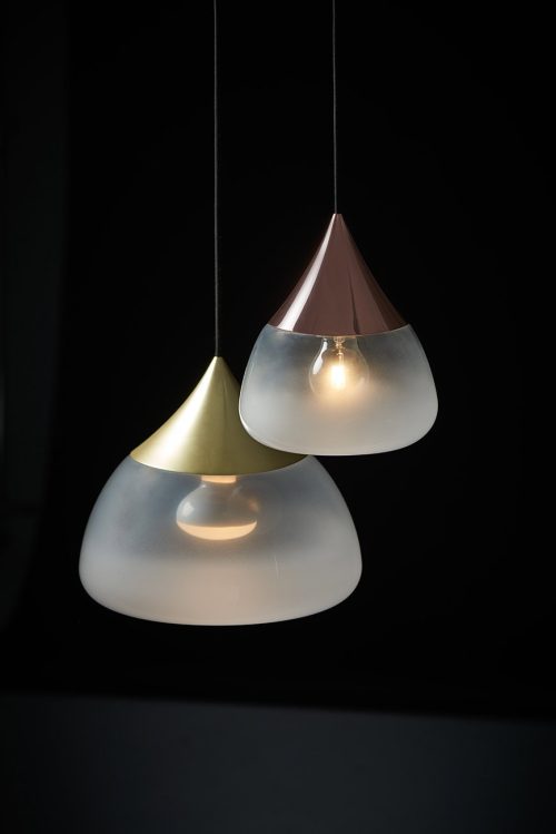 Mist Pendant Light, Brass-29970