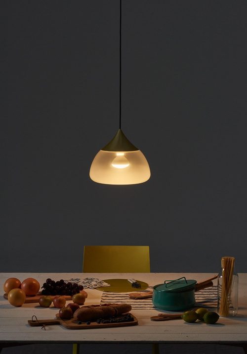 Mist Pendant Light, Brass-29968