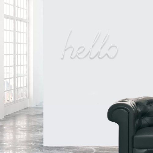 Hello Coat Hanger, White - Gessato Design Store