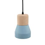 Cement Wood Lamp, Azure-30577