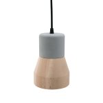 Cement Wood Lamp, Beech-30610