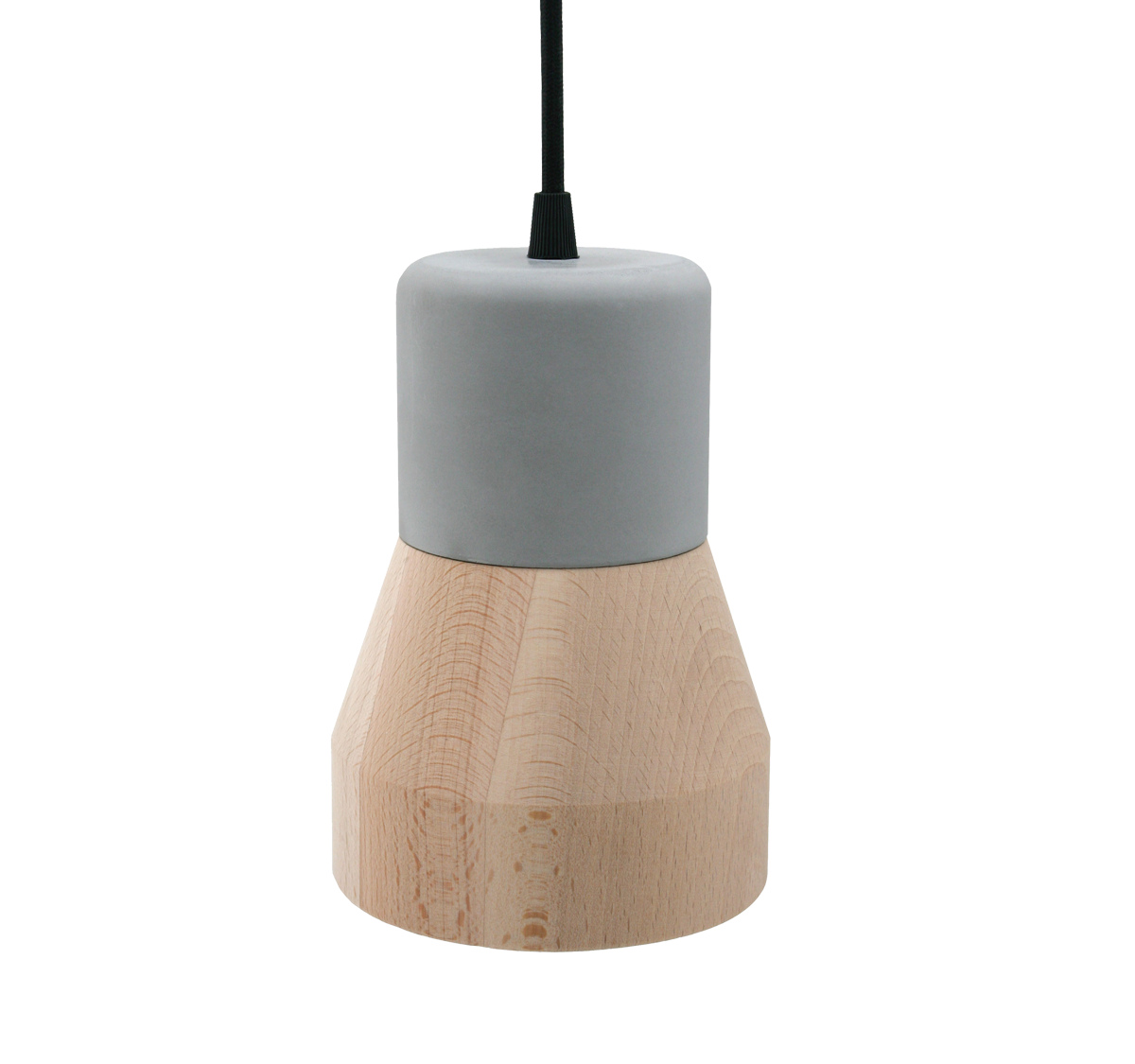 Cement Wood Lamp, Beech-0