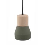 Cement Wood Lamp, Kaki-30582