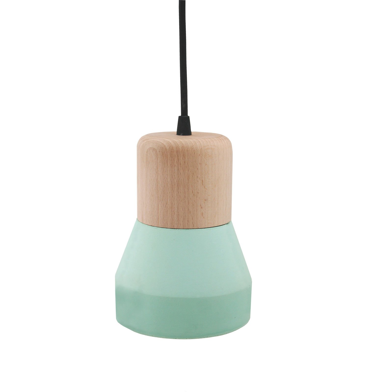 Cement Wood Lamp, Opaline-30588