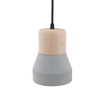 Cement Wood Lamp, Smoke-30600