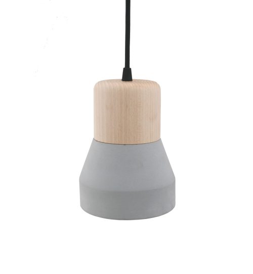 Cement Wood Lamp, Smoke-30600