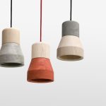 Cement Wood Lamp, Smoke-30601