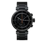 Issey Miyake W Black Chronograph Watch, Steel-30674