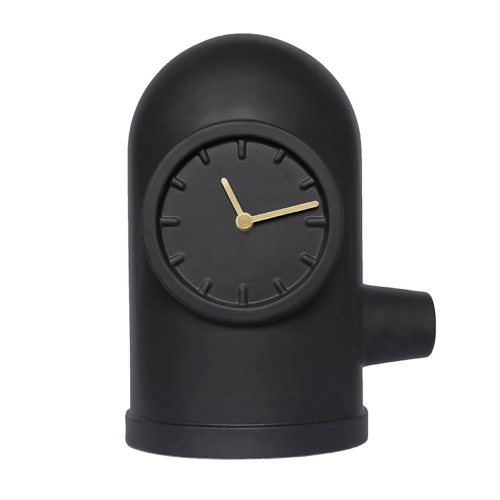 Leff Amsterdam Base Table Clock, Black-0