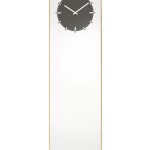 LEFF Amsterdam Inverse Mirror Clock, Black-30359