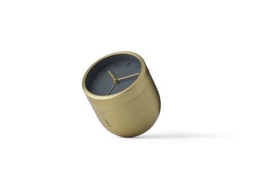 Tumbler Alarm Clock, Brass-30622