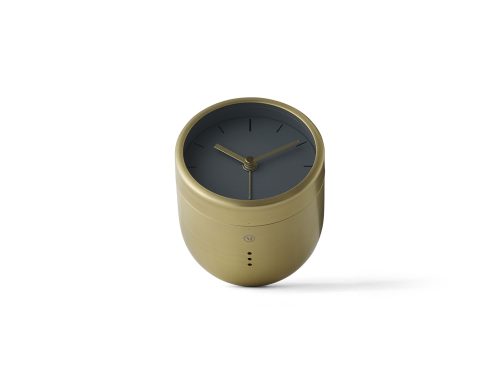 Tumbler Alarm Clock, Brass-30623