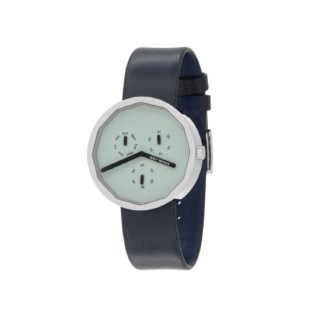 Issey Miyake Twelve 365 Grey Watch, Silver/Leather-30739