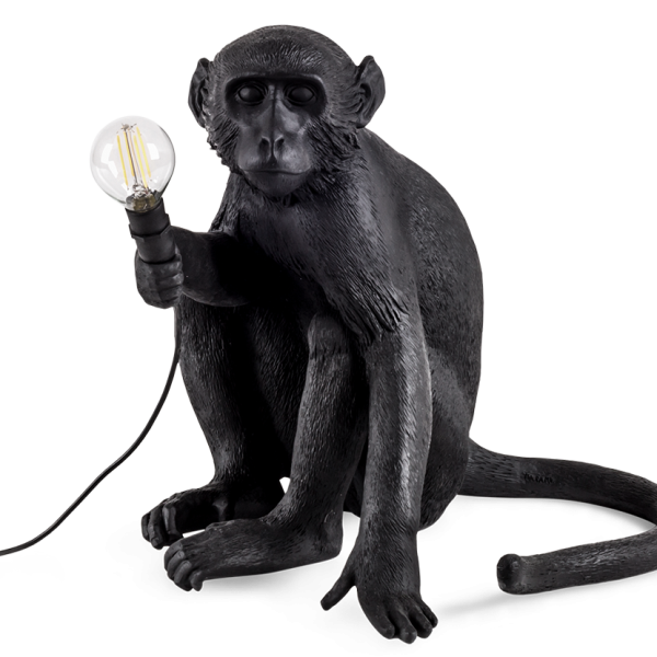Seletti Outdoor Monkey Lamp, Sitting -0