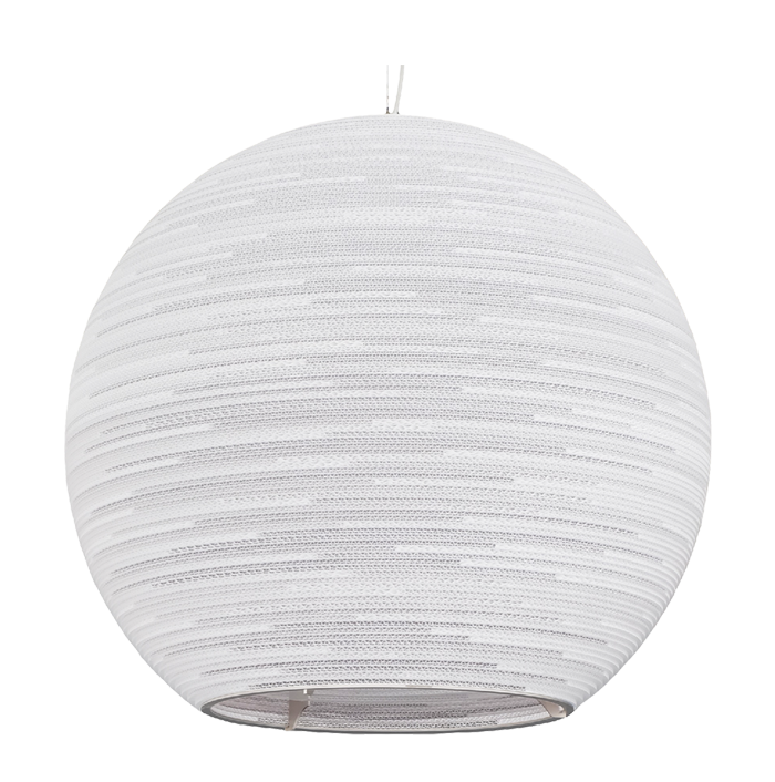 Arcturus Scraplight White Pendant Light-0