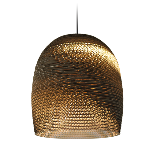 Bell 10 Scraplight Natural Pendant Light-0