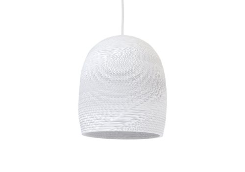 Bell 10 Scraplight White Pendant Light-31474