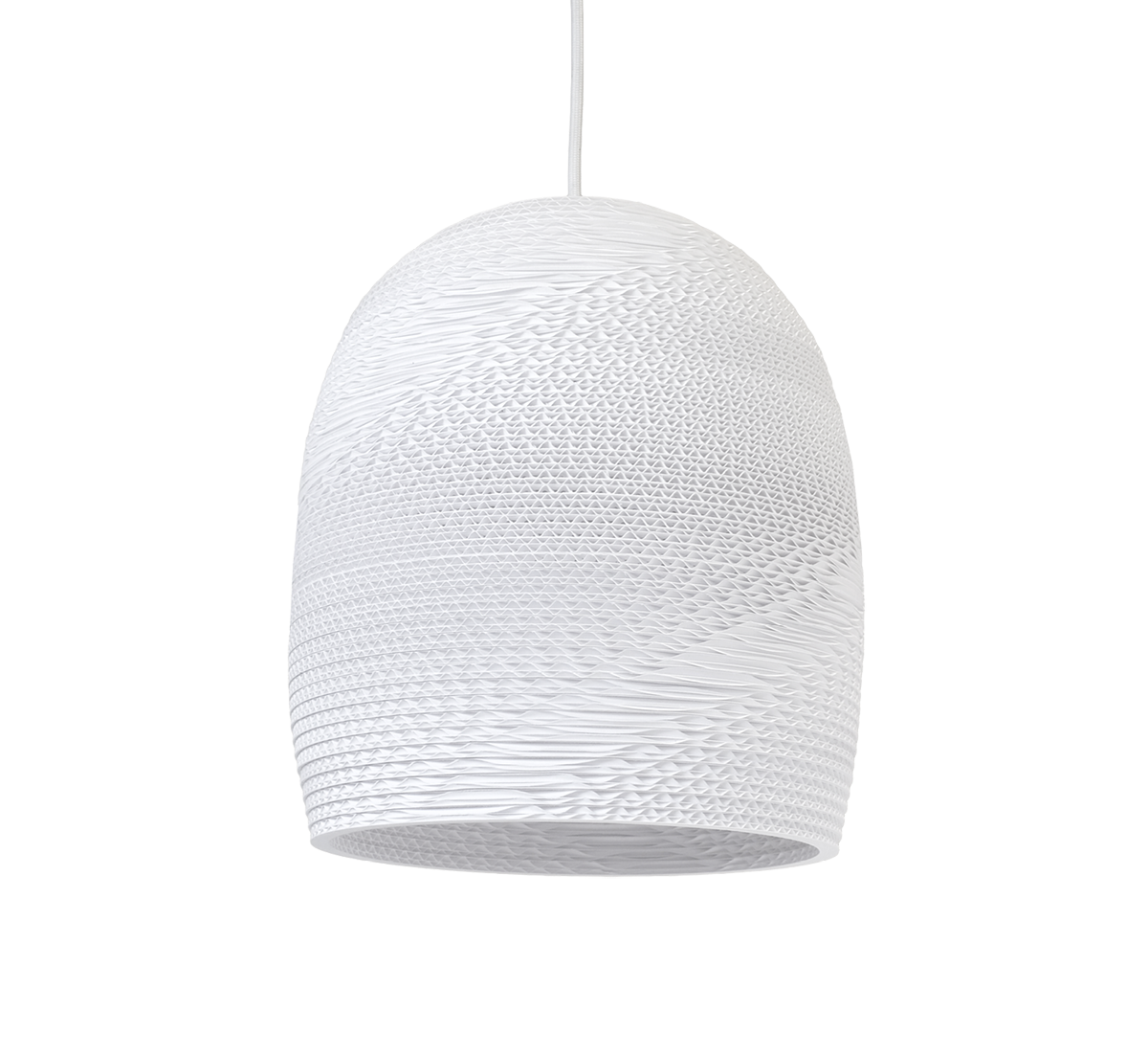 Bell 10 Scraplight White Pendant Light-0