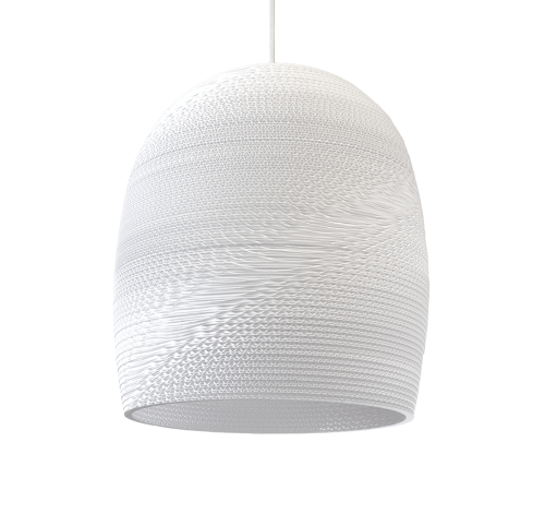 Bell 16 Scraplight White Pendant Light-0