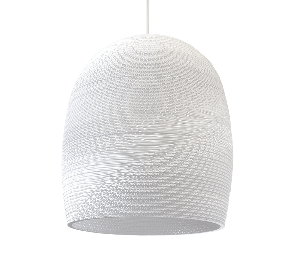 Bell 16 Scraplight White Pendant Light-0