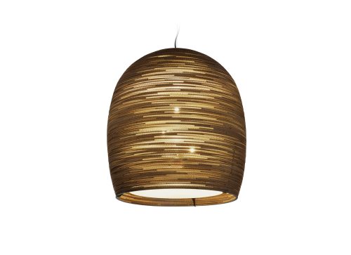 Bell 42 Scraplight Natural Pendant Light-31459